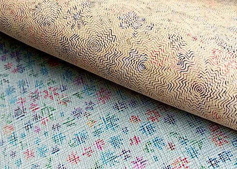 Printed & Foiled Leather